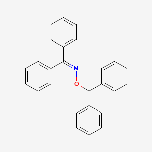molecular formula C26H21NO B11940514 n-(Diphenylmethoxy)-1,1-diphenylmethanimine CAS No. 65311-52-6