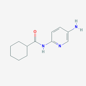 molecular formula C12H17N3O B11940517 N-(5-aminopyridin-2-yl)cyclohexanecarboxamide 