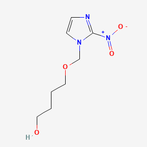 molecular formula C8H13N3O4 B1194054 4-((2-Nitro-1H-imidazol-1-yl)methoxy)butan-1-ol CAS No. 93679-08-4