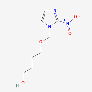 molecular formula C8H13N3O4 B1194054 1-Butanol, 4-((2-nitro-1H-imidazol-1-yl)methoxy)- CAS No. 93679-08-4