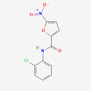 molecular formula C11H7ClN2O4 B1194056 N-(2-chlorophenyl)-5-nitro-2-furancarboxamide 