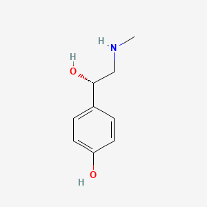 molecular formula C9H13NO2 B1194067 (+)-Synephrine CAS No. 532-80-9