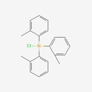 molecular formula C21H21ClSi B11940674 Chlorotri(o-tolyl)silane CAS No. 18766-23-9