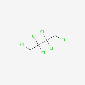 molecular formula C4H4Cl6 B11940684 1,2,2,3,3,4-Hexachlorobutane CAS No. 1573-57-5