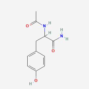 molecular formula C11H14N2O3 B11940767 2-Acetamido-3-(4-hydroxyphenyl)propanamide CAS No. 7376-93-4