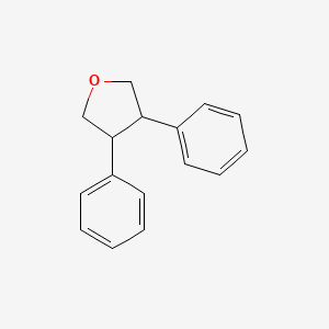 molecular formula C16H16O B1194077 3,4-Diphenyltetrahydrofuran CAS No. 93433-53-5