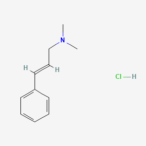 molecular formula C11H16ClN B11940774 N,N-Dimethyl-3-phenyl-2-propenamine hydrochloride CAS No. 5443-51-6
