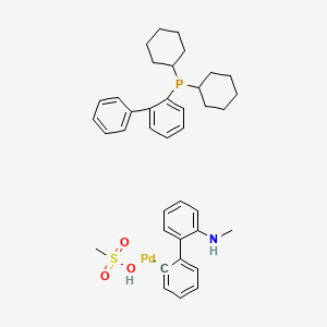 molecular formula C38H47NO3PPdS- B11940787 CyJohnPhos Pd G4 