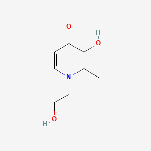 molecular formula C8H11NO3 B1194082 3-Hydroxy-1-(2-hydroxyethyl)-2-methylpyridin-4(1h)-one CAS No. 30652-21-2