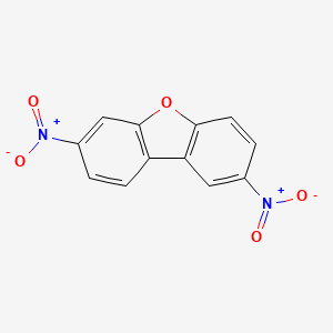 molecular formula C12H6N2O5 B11940821 2,7-Dinitrodibenzofuran CAS No. 5408-55-9