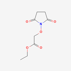 molecular formula C8H11NO5 B1194087 Ethyl N-succinimidoxyacetate CAS No. 79403-56-8