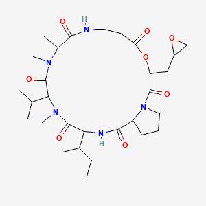 molecular formula C29H47N5O8 B1194089 Destruxin E 