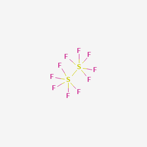 molecular formula F5S<br>F10S2 B1194094 Disulfur decafluoride CAS No. 5714-22-7
