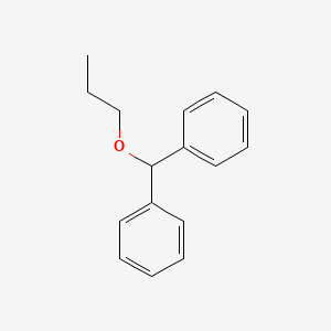molecular formula C16H18O B11940987 Diphenylmethyl propyl ether CAS No. 13594-71-3