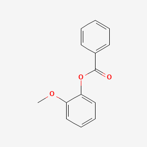 molecular formula C14H12O3 B1194103 2-Methoxyphenyl benzoate CAS No. 531-37-3