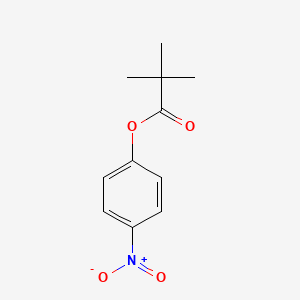 molecular formula C11H13NO4 B1194109 4-硝基苯基三甲基乙酸酯 CAS No. 4195-17-9