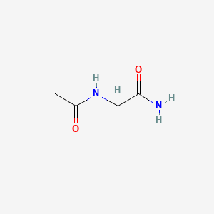 molecular formula C5H10N2O2 B11941114 2-Acetamidopropanamide CAS No. 64397-30-4
