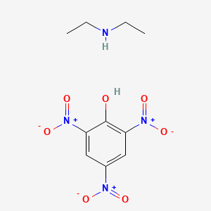 molecular formula C10H14N4O7 B11941120 Diethylamine picrate CAS No. 16639-69-3