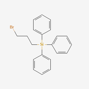 molecular formula C21H21BrSi B11941184 (3-Bromopropyl)triphenylsilane 