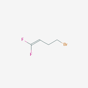 molecular formula C4H5BrF2 B119412 4-Bromo-1,1-difluorobut-1-ene CAS No. 147804-02-2