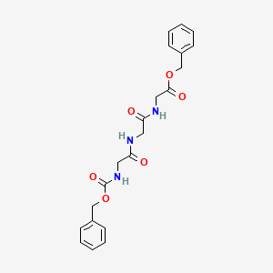molecular formula C21H23N3O6 B11941229 Carbobenzyloxyglycylglycylglycine benzyl ester CAS No. 102374-02-7