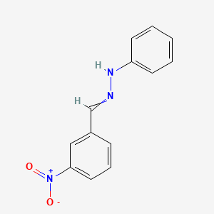 molecular formula C13H11N3O2 B11941232 3-Nitrobenzaldehyde phenylhydrazone CAS No. 7539-23-3