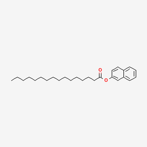molecular formula C26H38O2 B1194130 beta-NAPHTHYL PALMITATE CAS No. 6699-37-2