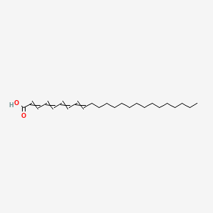 molecular formula C24H40O2 B1194131 Tetracosa-2,4,6,8-tetraenoic acid 