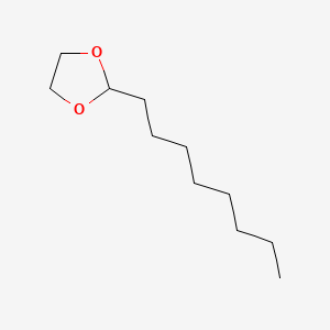 molecular formula C11H22O2 B11941348 2-Octyl-1,3-dioxolane CAS No. 5432-30-4