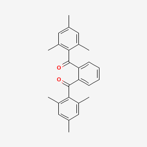 molecular formula C26H26O2 B11941393 Methanone, 1,2-phenylenebis[(2,4,6-trimethylphenyl)- CAS No. 4497-23-8