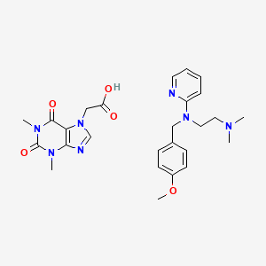 molecular formula C26H33N7O5 B1194141 美菲林 CAS No. 57383-74-1