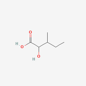 molecular formula C6H12O3 B1194145 2-羟基-3-甲基戊酸 CAS No. 488-15-3
