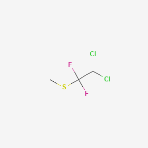 molecular formula C3H4Cl2F2S B1194146 Thiomethoxyflurane CAS No. 2045-53-6