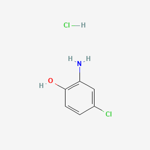 molecular formula C6H7Cl2NO B1194149 2-Amino-4-chlorophenol hydrochloride CAS No. 5471-76-1