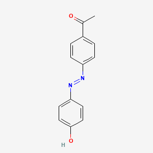 molecular formula C14H12N2O2 B11941515 4'-(4-Hydroxyphenylazo)acetophenone CAS No. 2496-16-4