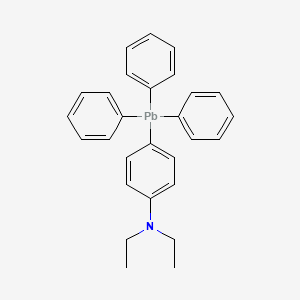 molecular formula C28H29NPb B11941549 N,N-Diethyl-4-(triphenylplumbyl)aniline CAS No. 31970-79-3