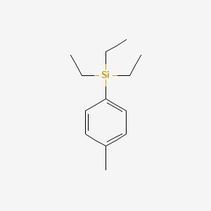 molecular formula C13H22Si B11941556 (P-Tolyl)triethylsilane CAS No. 3644-91-5