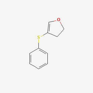 molecular formula C10H10OS B11941567 4-(Phenylsulfanyl)-2,3-dihydrofuran CAS No. 130307-35-6