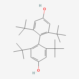 B1194158 4-(3,7,11,15-Tetramethyl-6,10,14-hexadecatrienoyl)morpholine CAS No. 34692-93-8