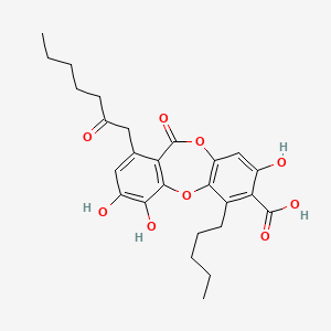 molecular formula C26H30O9 B1194160 氧啡酸 CAS No. 53899-46-0