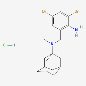 molecular formula C18H25Br2ClN2 B1194161 Adamexina CAS No. 76270-03-6