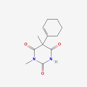 molecular formula C12H16N2O3 B1194168 Hexobarbital CAS No. 56-29-1