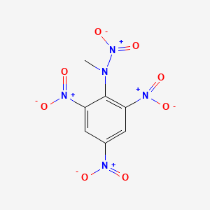 molecular formula C7H5N5O8<br>(NO2)3C6H2N(CH3)NO2<br>C7H5N5O8 B1194171 Tetryl CAS No. 479-45-8