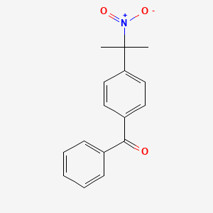 molecular formula C16H15NO3 B11941722 4-(1-Methyl-1-nitroethyl)benzophenone CAS No. 58324-79-1
