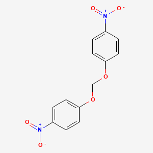 molecular formula C13H10N2O6 B11941724 1-Nitro-4-[(4-nitrophenoxy)methoxy]benzene CAS No. 14594-70-8