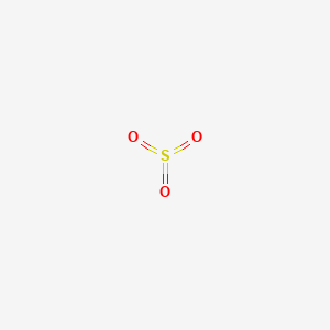 molecular formula SO3<br>O3S B1194175 三氧化硫 CAS No. 7446-11-9