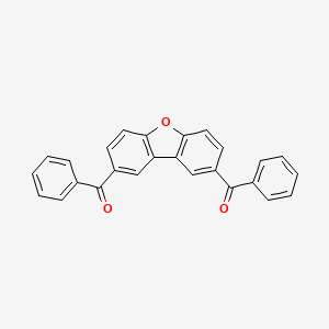 molecular formula C26H16O3 B11941752 2,8-Dibenzoyldibenzofuran CAS No. 29021-89-4