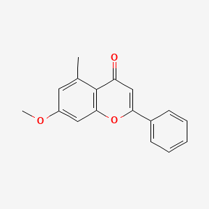 molecular formula C17H14O3 B1194185 Methoxyvone 