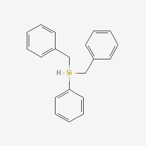 molecular formula C20H20Si B11941862 Dibenzyl(phenyl)silane 