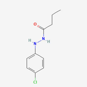 molecular formula C10H13ClN2O B11941868 Butyric N2-(4-chlorophenyl)hydrazide CAS No. 22207-29-0